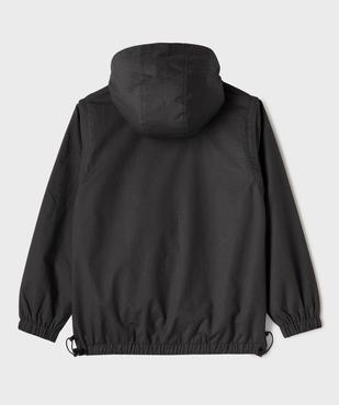 Blouson imperméable à capuche avec manches amovibles garçon vue5 - GEMO (JUNIOR) - GEMO