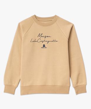 Sweat molletonné avec inscription brodée femme - LuluCastagnette vue5 - LULUCASTAGNETTE - GEMO