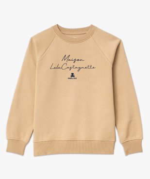 Sweat molletonné avec inscription brodée femme - LuluCastagnette vue5 - LULUCASTAGNETTE - GEMO