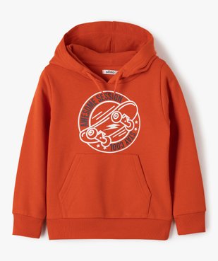 Sweat garçon à capuche avec motif vue1 - GEMO (ENFANT) - GEMO