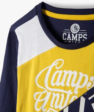 Tee-shirt garçon multicolores à manches longues - Camps vue4 - CAMPS UNITED - GEMO