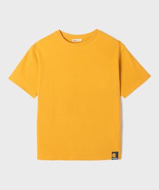 Tee-shirt manches courtes oversize en maille nid d'abeille garçon vue1 - GEMO 4G GARCON - GEMO