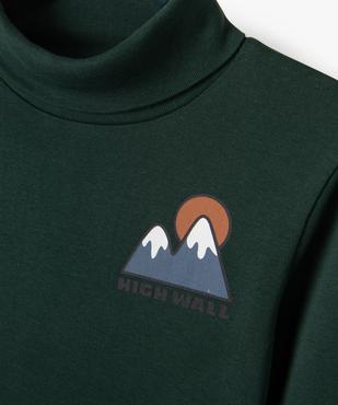 Tee-shirt col roulé imprimé garçon vue2 - GEMO 4G GARCON - GEMO