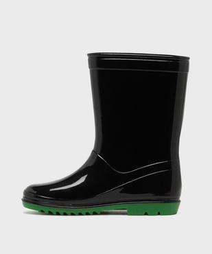 Bottes de pluie à semelle crantée imprimées garçon - Minecraft vue3 - MINECRAFT - GEMO
