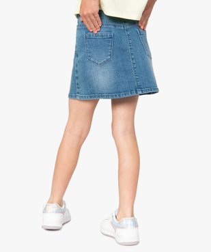Jupe fille en jean extensible vue1 - GEMO (ENFANT) - GEMO