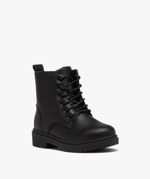 Boots à lacets et semelle crantée style rangers fille vue2 - GEMO (ENFANT) - GEMO