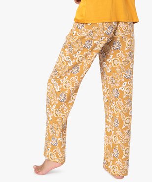 Pantalon de pyjama femme imprimé vue3 - GEMO(HOMWR FEM) - GEMO