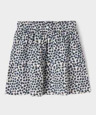 Jupe en maille à volant et taille élastique fille vue2 - GEMO (ENFANT) - GEMO