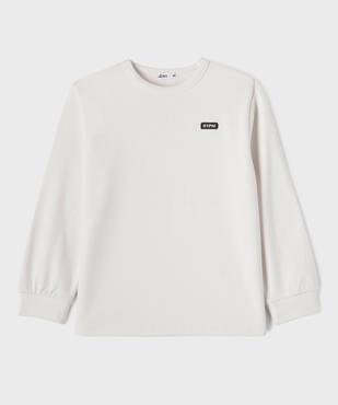 Tee-shirt manches longues chaud en maille polaire garçon vue1 - GEMO (ENFANT) - GEMO