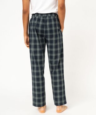 Bas de pyjama en flanelle de coton doux à carreaux homme vue3 - GEMO(HOMWR HOM) - GEMO