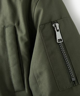 Parka garçon déperlante et multipoche à doublure chaude vue2 - GEMO (ENFANT) - GEMO