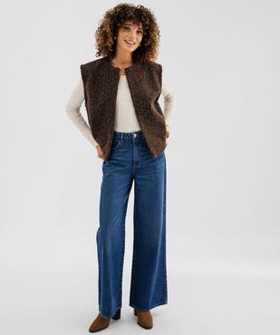 Gilet sans manches coupe oversize femme vue4 - GEMO(FEMME PAP) - GEMO