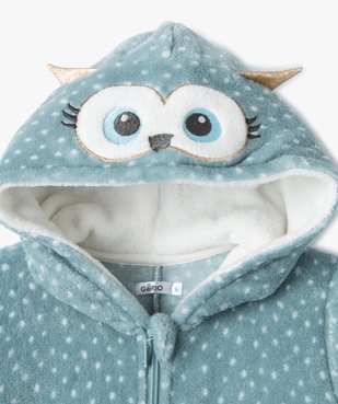 Combinaison pyjama enfant motif chouette vue2 - GEMO (ENFANT) - GEMO