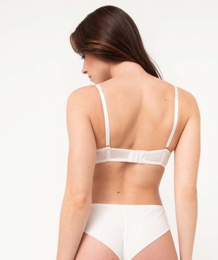 Soutien-gorge bandeau à armatures et bretelles amovibles vue3 - GEMO(HOMWR FEM) - GEMO