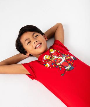 Tee-shirt de Noël imprimé garçon vue5 - SIMPSONS - GEMO