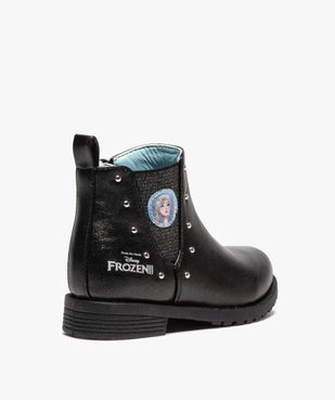 Boots fille zippés détails cloutés – La Reine des Neiges vue4 - REINE DES NEIGE - GEMO