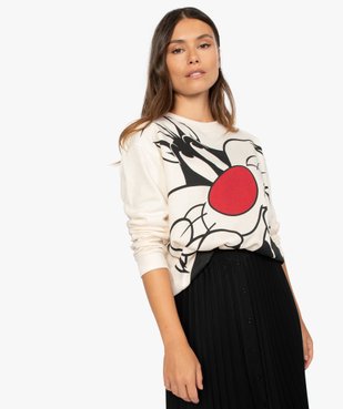 Sweat femme imprimé toons XXL - Looney Tunes vue2 - GEMO(FEMME PAP) - GEMO