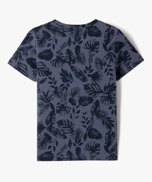 Tee-shirt à manches courtes imprimé exotique garçon vue3 - GEMO (ENFANT) - GEMO