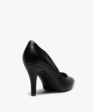 Escarpins femme unis à talon aiguille vue4 - GEMO(URBAIN) - GEMO