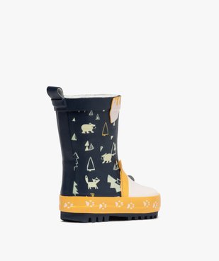 Bottes de pluie bébé 3D renard avec doublure douce vue4 - GEMO(BEBE DEBT) - GEMO