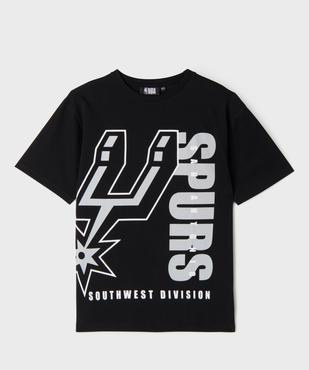 Tee-shirt manches courtes inscription San Antonio garçon - NBA vue2 - NBA - GEMO