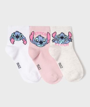 Chaussettes courtes à motifs Stitch fille (lot de 3) - Disney vue1 - LILO & STITCH - GEMO