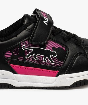 Baskets fille bicolore avec fermeture scratch - Airness vue6 - AIRNESS - GEMO