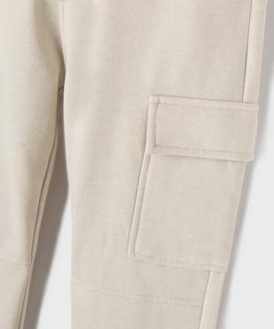 Pantalon de jogging coupe cargo garçon vue2 - GEMO (ENFANT) - GEMO