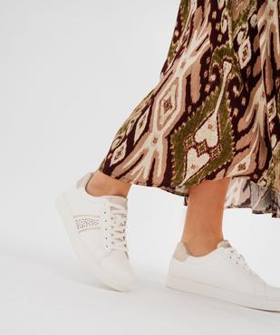 Baskets basses avec touches métallisées femme - Valentina Baldano vue1 - VALENTINA BALDA - GEMO