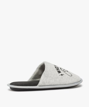 Chaussons garçon forme mule avec motif jeu vidéo vue4 - GEMO C4G GARCON - GEMO
