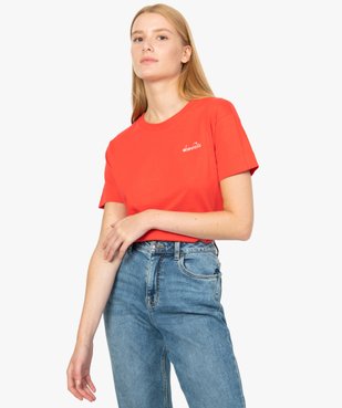 Tee-shirt femme à manches courtes en coton bio - Diadora vue1 - DIADORA - GEMO