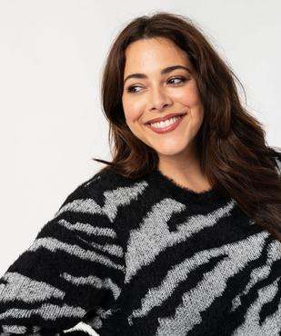 Pull en maille  et fil pailleté femme grande taille vue3 - GEMO (G TAILLE) - GEMO