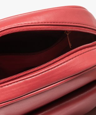 Sac besace femme compact à détails dorés vue3 - GEMO (ACCESS) - GEMO