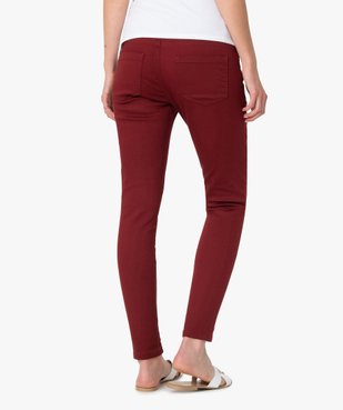 Pantalon de grossesse coupe slim avec bandeau vue3 - GEMO (MATER) - GEMO
