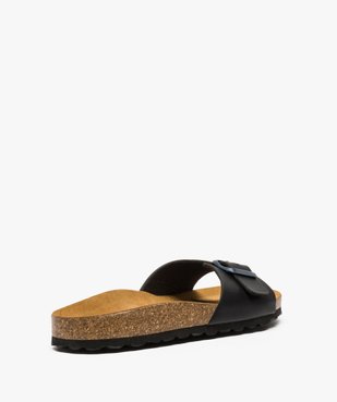 Mules femme à large bride et semelle intérieure cuir vue4 - GEMO (CASUAL) - GEMO