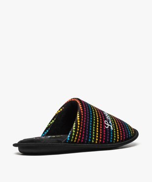 Chaussons femme forme mule à motifs cœurs - Little Marcel vue4 - LITTLE MARCEL - GEMO