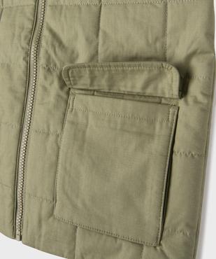 Doudoune sans manches avec poches à rabat garçon vue2 - GEMO (ENFANT) - GEMO