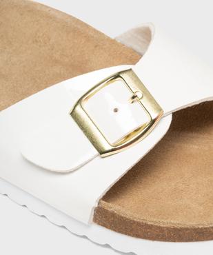 Mules 1 bride à boucle et semelle intérieure cuir femme - Valentina Baldano vue6 - VALENTINA BALDA - GEMO