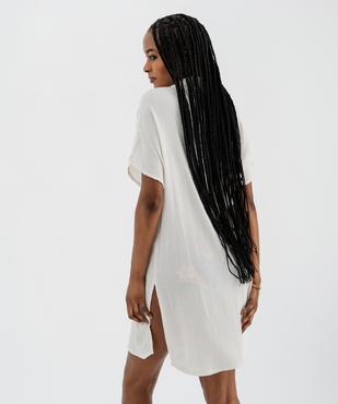 Veste de plage mi-longue à manches courtes femme vue3 - GEMO 4G FEMME - GEMO