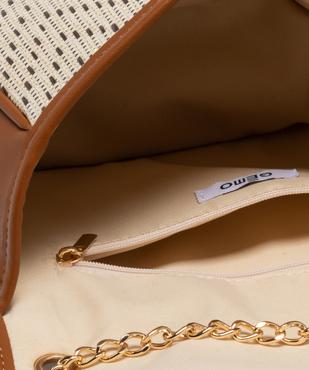 Sac besace à bandoulière chaîne femme vue3 - GEMO (ACCESS) - GEMO