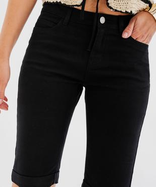 Bermuda slim en coton extensible femme vue12 - GEMO 4G FEMME - GEMO