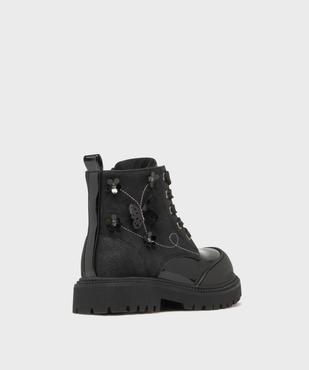 Bottines bi-matières avec motifs en relief fille - Lovely Wings vue4 - LOVELY WINGS - GEMO