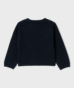 Gilet à col rond et petits noeuds fille - LuluCastagnette vue1 - LULUCASTAGNETTE - GEMO