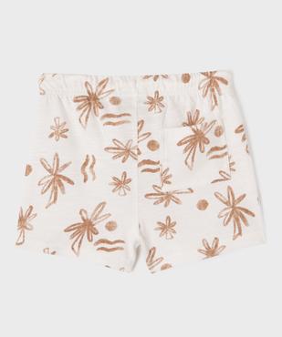 Short en coton avec taille ajustable bébé garçon (lot de 2) vue3 - GEMO(BB COUCHE) - GEMO