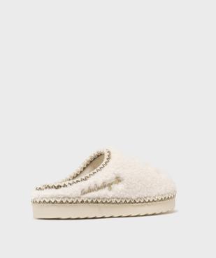 Chaussons mules en sherpa fille - LuluCastagnette vue4 - LULUCASTAGNETTE - GEMO