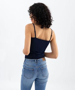 Débardeur à fines bretelles en microfibre femme  vue3 - GEMO(FEMME PAP) - GEMO