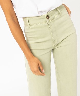 Jean « wide leg » taille haute longueur 7/8ème femme vue5 - GEMO(FEMME PAP) - GEMO