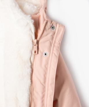 Parka 3 en 1 avec doublure en maille  fille vue5 - GEMO 4G FILLE - GEMO