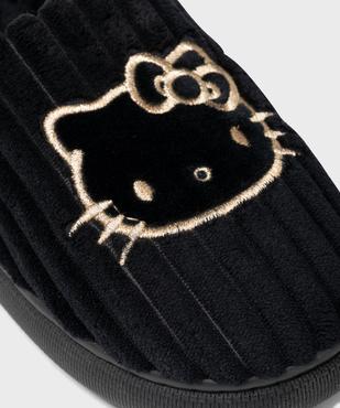 Chaussons sabots en maille douillette avec motif chat femme - Hello Kitty vue6 - HELLO KITTY - GEMO