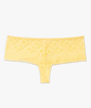 Shorty en dentelle fleurie transparente femme vue4 - GEMO(HOMWR FEM) - GEMO